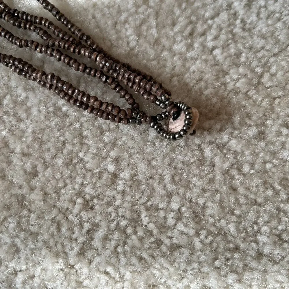 NWOT Real Simple Style Safari Tribal Beaded Bracelet & Necklace Matching Set
